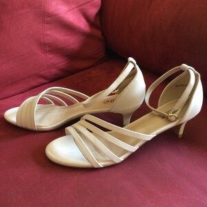 Lo-heeled Strappy Sandals NWOB